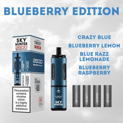 4 in 1 Sky Hunter 2600 Puffs Disposable Vape - Box of 5 - Topvapewholesale