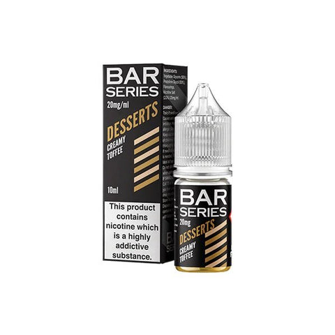 Bar Series Desserts Nic Salts 10ml E - Liquid Box of 10 - Topvapewholesale