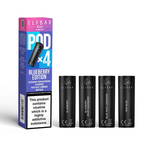 Elf Bar 4 - In - 1 Prefilled Replacement Pods Box of 10 - Topvapewholesale