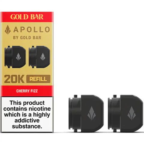 Gold Bar Apollo 20K Replacement Prefilled Pods - Topvapewholesale