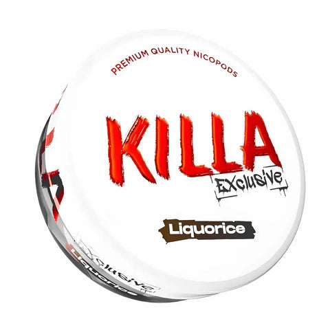 Killa Nicopods - Liquorice - 12.8mg - Box of 10 - Topvapewholesale