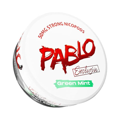 Pablo Nicopods - Green Mint - 30mg - Box of 10 - Topvapewholesale