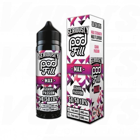 Seriously Pod Fill Max 50ml E - Liquid - Topvapewholesale