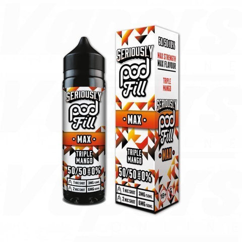 Seriously Pod Fill Max 50ml E - Liquid - Topvapewholesale