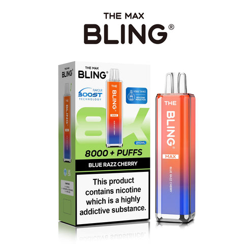 The Crystal Bling Max 8000 Prefilled Vape Pod Kit Box of 5 - Topvapewholesale