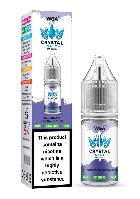 WGA Crystal Nic Salt 10ml E - Liquid Box of 10 - Topvapewholesale