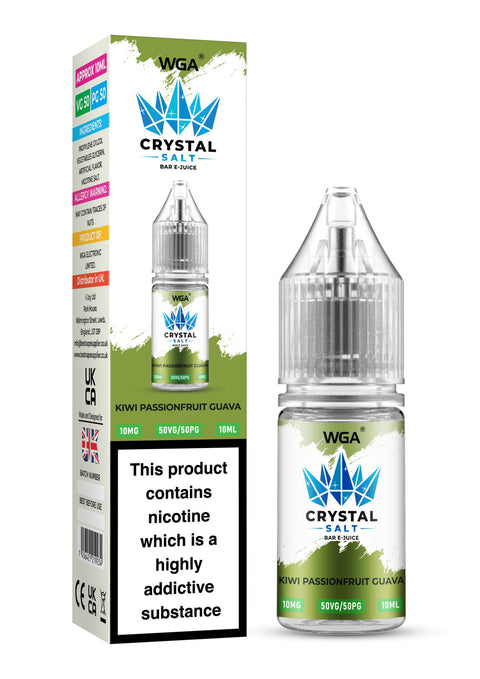 WGA Crystal Nic Salt 10ml E - Liquid Box of 10 - Topvapewholesale