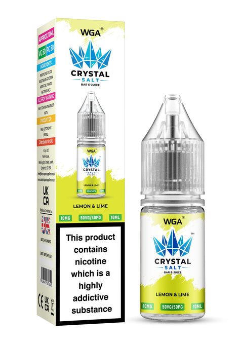 WGA Crystal Nic Salt 10ml E - Liquid Box of 10 - Topvapewholesale