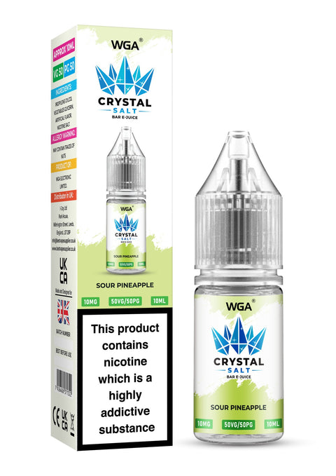 WGA Crystal Nic Salt 10ml E - Liquid Box of 10 - Topvapewholesale