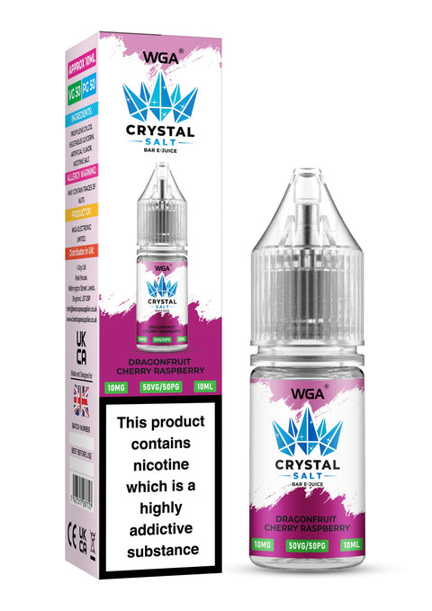 WGA Crystal Nic Salt 10ml E - Liquid Box of 10 - Topvapewholesale