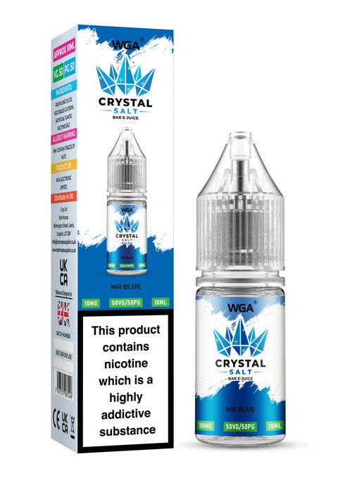 WGA Crystal Nic Salt 10ml E - Liquid Box of 10 - Topvapewholesale