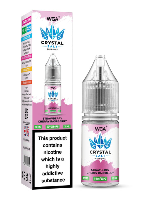 WGA Crystal Nic Salt 10ml E - Liquid Box of 10 - Topvapewholesale