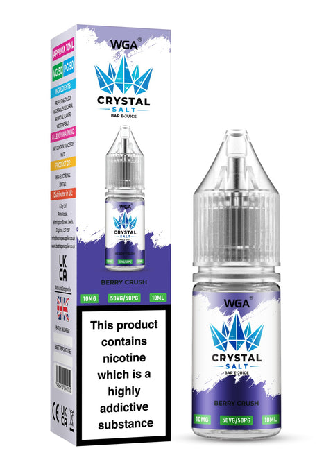 WGA Crystal Nic Salt 10ml E - Liquid Box of 10 - Topvapewholesale