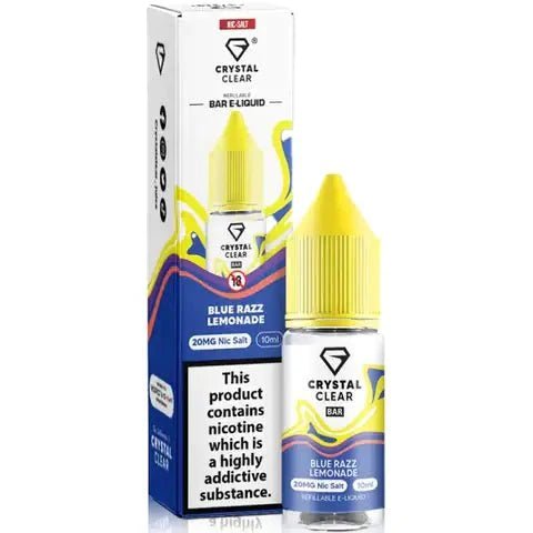 Crystal Clear Nic Salts 10ml - Pack of 10 - Topvapewholesale