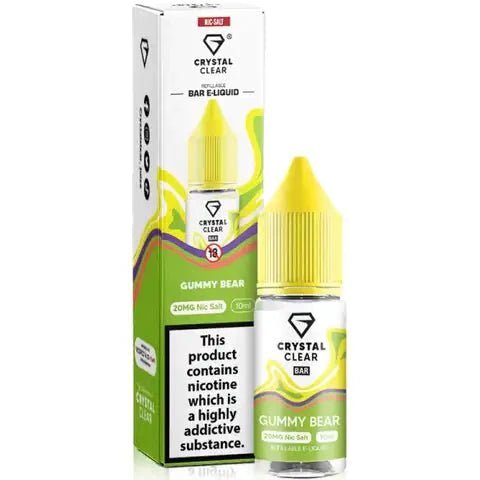 Crystal Clear Nic Salts 10ml - Pack of 10 - Topvapewholesale