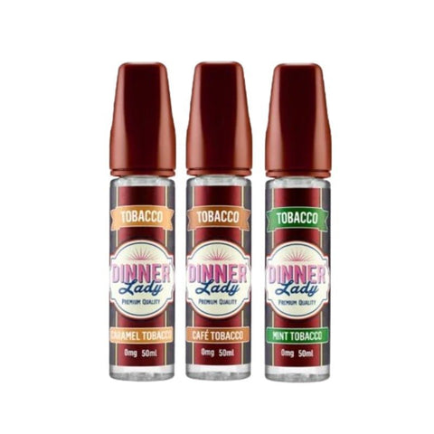 Dinner Lady Tobacco 50ml Shortfill - Topvapewholesale