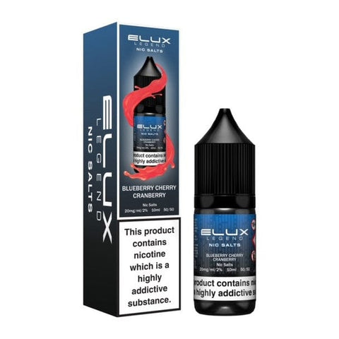 Elux Legend Nic Salts - 10ml E - liquids - Box of 10 - Topvapewholesale
