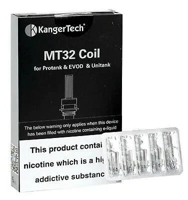 KangerTech MT32 Coil - Pack of 5 - Topvapewholesale