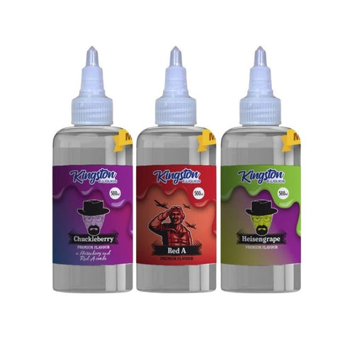 Kingston E - liquids Zingberry Range 500ml Shortfill - Topvapewholesale